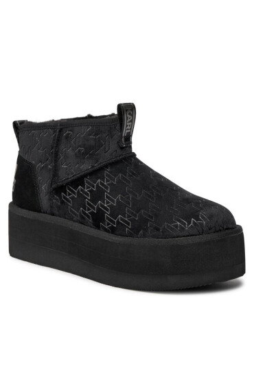 KARL LAGERFELD Боти KL48522 Black Velvet - Mera.bg