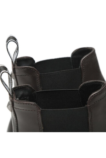 KARL LAGERFELD Боти тип челси KL12060 Dark Brown Lthr - Mera.bg