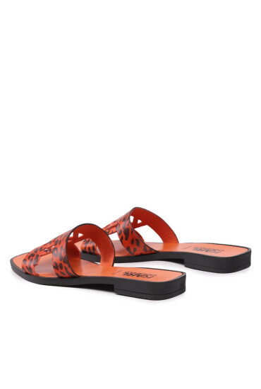 KARL LAGERFELD Чехли KL80404 Orange Lthr w/Black - Mera.bg