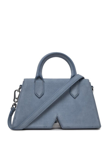 KARL LAGERFELD Дамска чанта Icon K Crossbody Suede 236W3185 Steel Blue A369 - Mera.bg