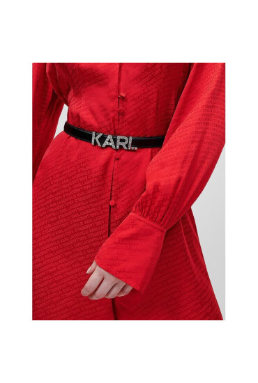KARL LAGERFELD Дамски колан 230W3104 Black 999 - Mera.bg