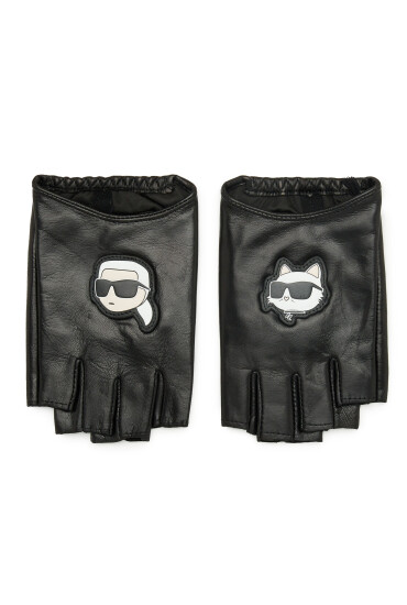 KARL LAGERFELD Дамски ръкавици 230W3601 Черен - Mera.bg