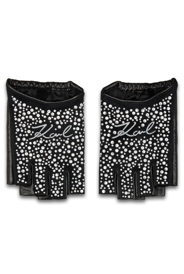 KARL LAGERFELD Дамски ръкавици 245W3606 Черен - Mera.bg