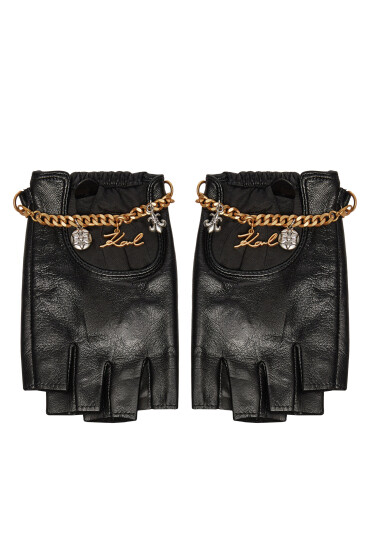 KARL LAGERFELD Дамски ръкавици 246W3606 Черен - Mera.bg