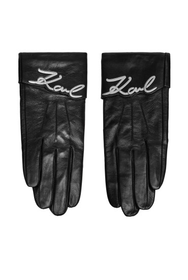 KARL LAGERFELD Дамски ръкавици 246W3608 Черен - Mera.bg