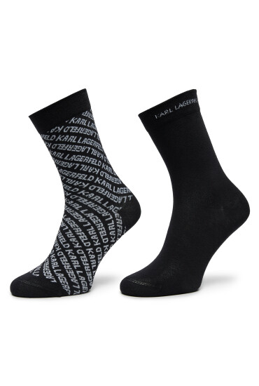KARL LAGERFELD Дълги чорапи 246W6002 Черен - Mera.bg