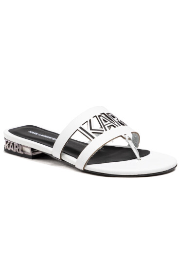 KARL LAGERFELD Джапанки KL80509 White Lthr - Mera.bg