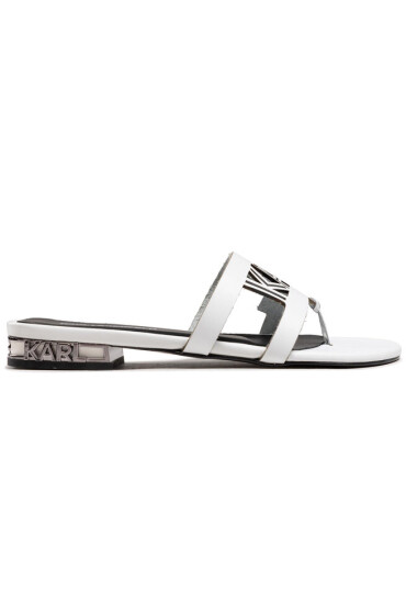 KARL LAGERFELD Джапанки KL80509 White Lthr - Mera.bg