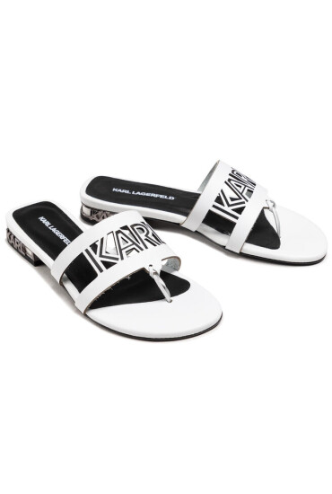 KARL LAGERFELD Джапанки KL80509 White Lthr - Mera.bg