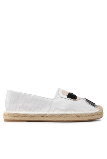 KARL LAGERFELD Еспадрили KL80121 White Lthr - Mera.bg