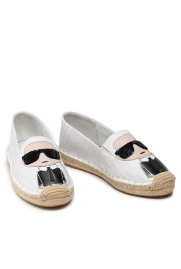 KARL LAGERFELD Еспадрили KL80121 White Lthr - Mera.bg
