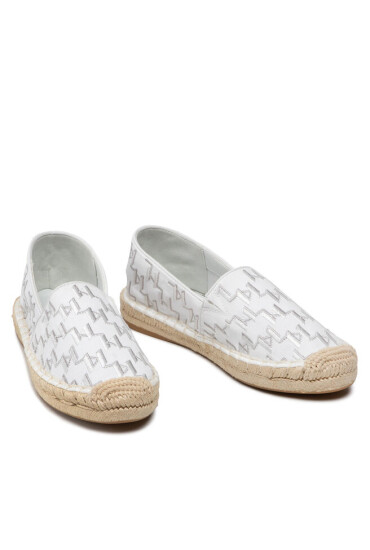 KARL LAGERFELD Еспадрили KL80112 White Canvas - Mera.bg