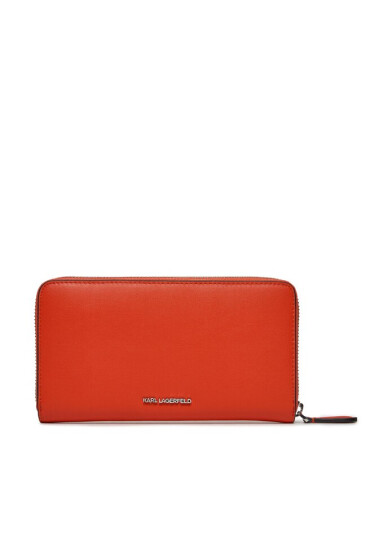 KARL LAGERFELD Голям дамски портфейл 230W3213 A497 Poppy Red - Mera.bg