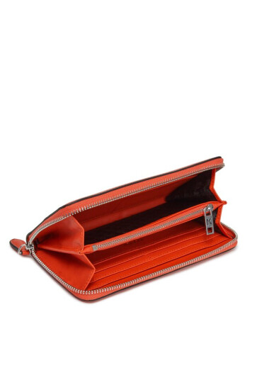KARL LAGERFELD Голям дамски портфейл 230W3213 A497 Poppy Red - Mera.bg