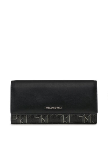 KARL LAGERFELD Голям дамски портфейл 230W3225 Black - Mera.bg
