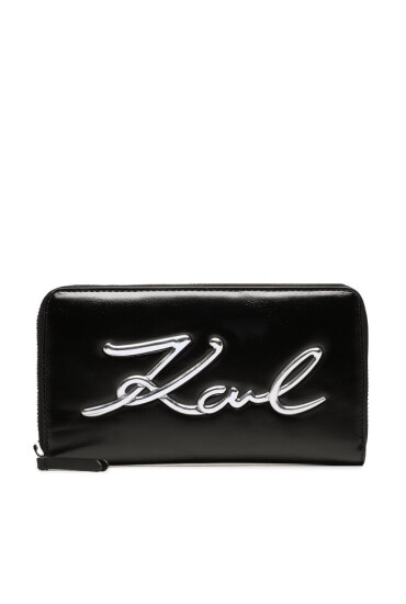 KARL LAGERFELD Голям дамски портфейл 230W3228 Black A999 - Mera.bg
