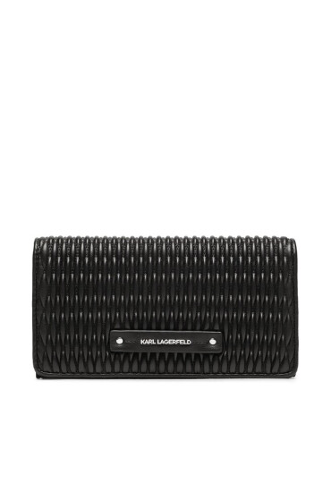 KARL LAGERFELD Голям дамски портфейл 230W3255 Black A999 - Mera.bg
