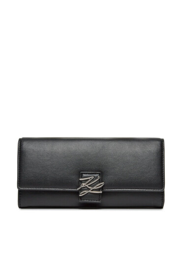 KARL LAGERFELD Голям дамски портфейл 235W3224 A999 Black - Mera.bg