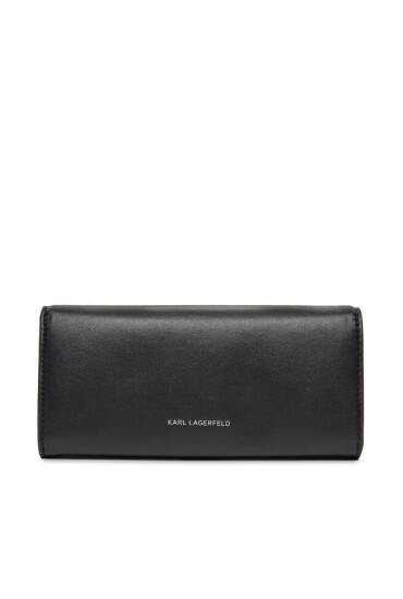 KARL LAGERFELD Голям дамски портфейл 235W3224 A999 Black - Mera.bg
