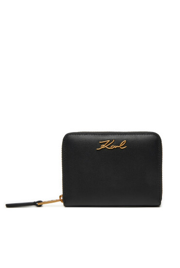 KARL LAGERFELD Голям дамски портфейл A1W32105 Черен - Mera.bg