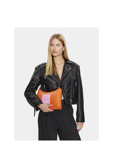 Karl Lagerfeld Jeans Дамска чанта 231J3012 Vibrant Orange - Mera.bg