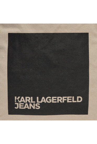 Karl Lagerfeld Jeans Дамска чанта 235J3056 Бежов - Mera.bg