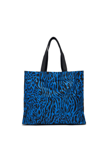 Karl Lagerfeld Jeans Дамска чанта 240J3901 Blue Animal Print - Mera.bg
