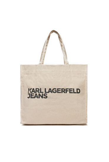 Karl Lagerfeld Jeans Дамска чанта 246J3090 Бежов - Mera.bg