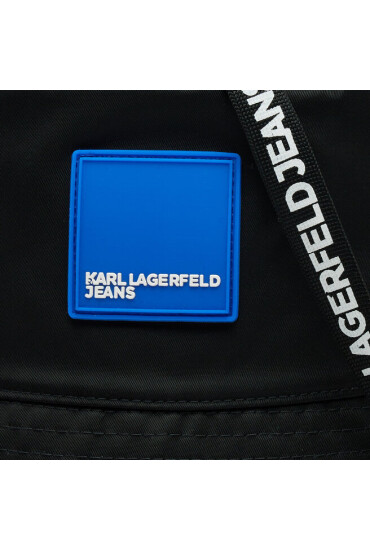 Karl Lagerfeld Jeans Текстилна шапка 231D3404 Black J101 - Mera.bg