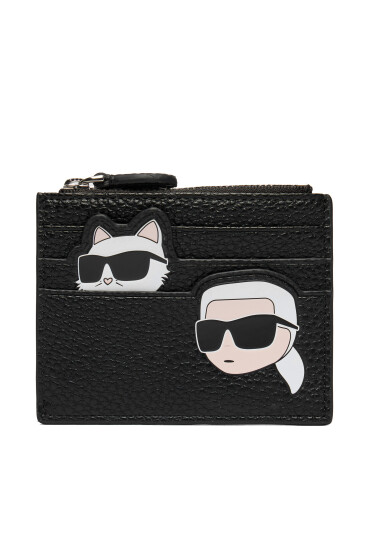 KARL LAGERFELD Калъф за кредитни карти A4W32079 Черен - Mera.bg
