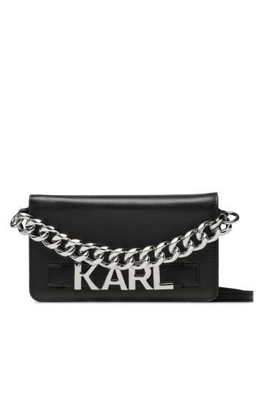 KARL LAGERFELD Чантичка за телефон 226W3913 Черен - Mera.bg