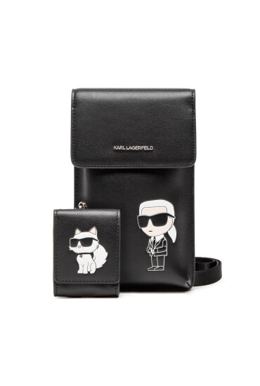 KARL LAGERFELD Чантичка за телефон 230W3217 Черен - Mera.bg