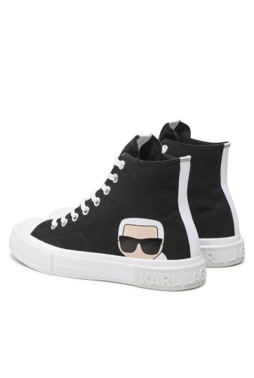 KARL LAGERFELD Кецове KL60350 Black Canvas - Mera.bg