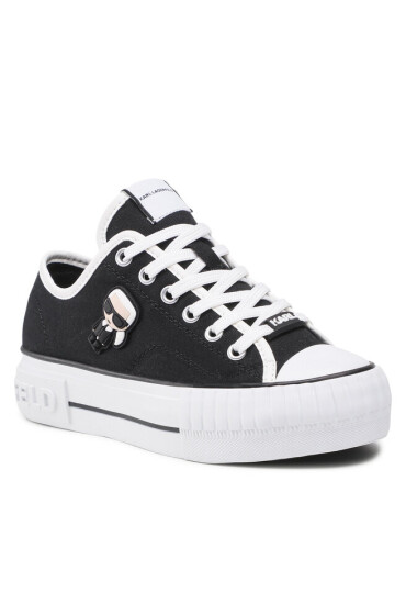 KARL LAGERFELD Кецове KL60410 Black Canvas - Mera.bg