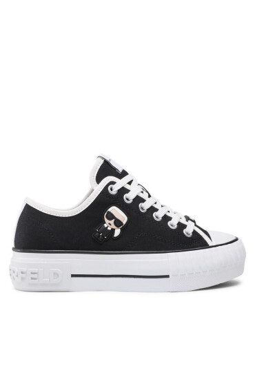 KARL LAGERFELD Кецове KL60410 Black Canvas - Mera.bg
