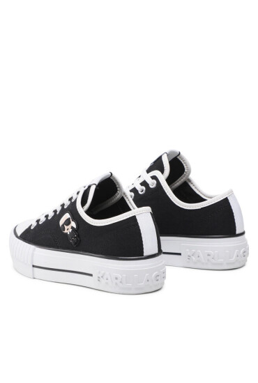 KARL LAGERFELD Кецове KL60410 Black Canvas - Mera.bg