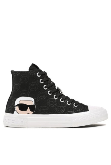 KARL LAGERFELD Кецове KL60356F Black Canvas - Mera.bg
