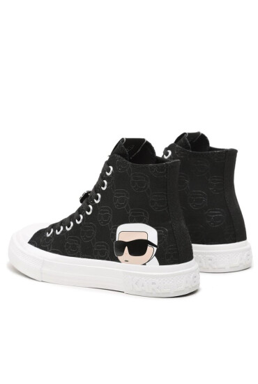 KARL LAGERFELD Кецове KL60356F Black Canvas - Mera.bg