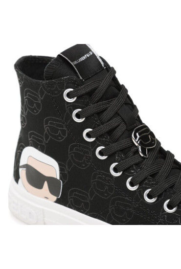 KARL LAGERFELD Кецове KL60356F Black Canvas - Mera.bg