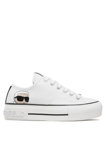 KARL LAGERFELD Кецове KL60410N White Canvas - Mera.bg