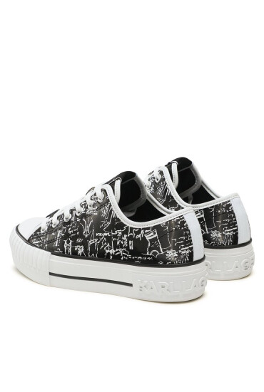 KARL LAGERFELD Кецове KL60418 Black PU - Mera.bg