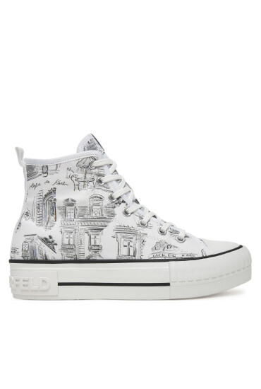 KARL LAGERFELD Кецове KL60455 Бял - Mera.bg