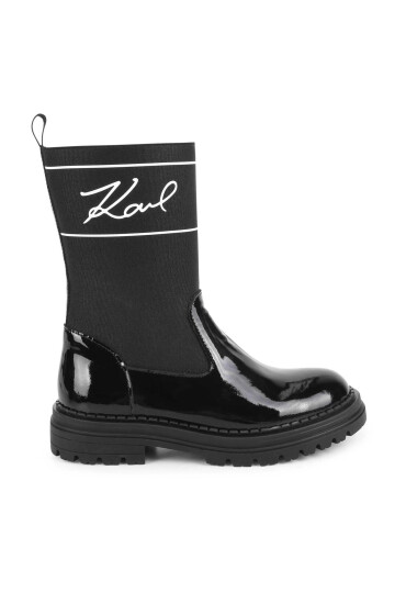 Karl Lagerfeld Kids Боти Z19114 S Черен - Mera.bg
