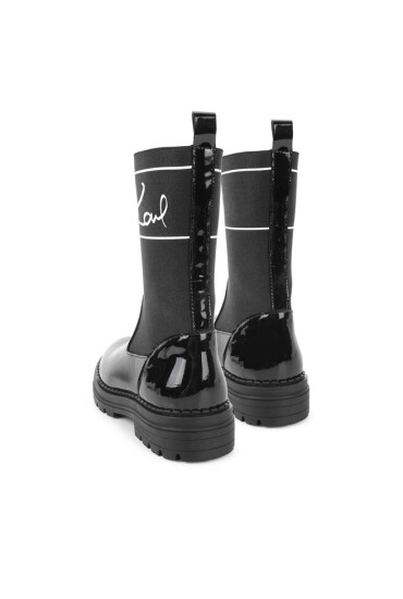 Karl Lagerfeld Kids Боти Z19114 S Черен - Mera.bg