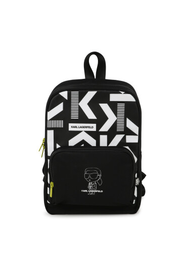 Karl Lagerfeld Kids Раница Z30138 Black White M41 - Mera.bg