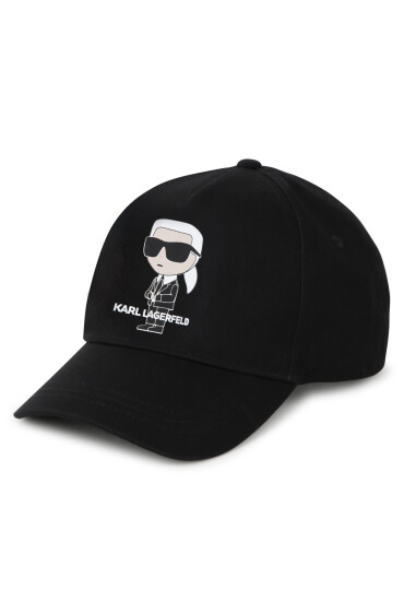 Karl Lagerfeld Kids Шапка с козирка Z30141 Черен - Mera.bg