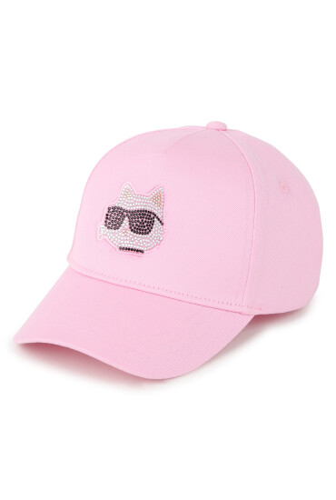 Karl Lagerfeld Kids Шапка с козирка Z30165 Розов - Mera.bg