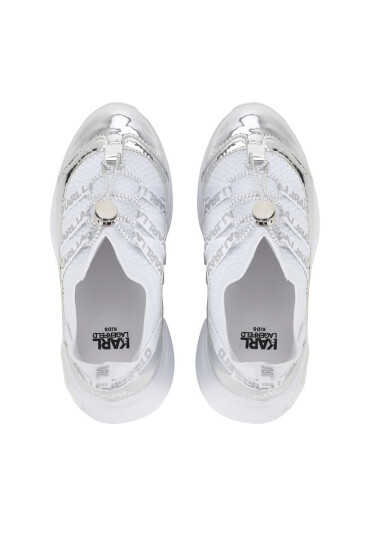 Karl Lagerfeld Kids Сникърси Z19108 White 10B - Mera.bg