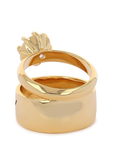 KARL LAGERFELD Комплект 2 пръстена 231W3923 Gold A780 - Mera.bg