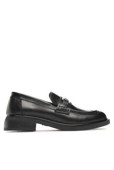 KARL LAGERFELD лоуфъри с дебела подметка KL41420 Black Lthr w/Silver - Mera.bg